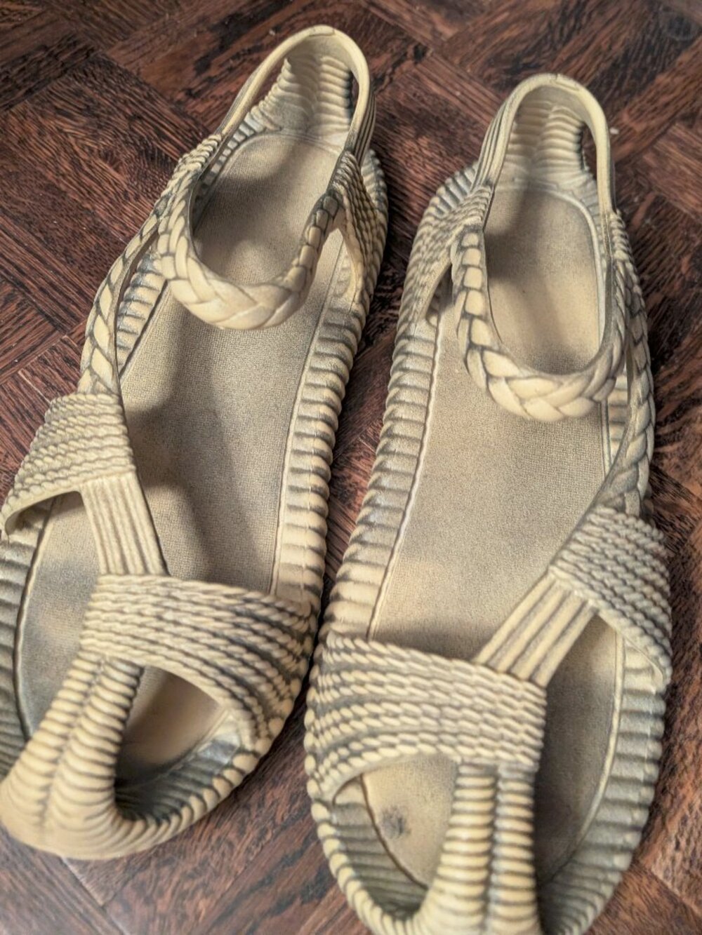 Like New - Men's Vintage Roman-Inspired Sandals - Size 11.5-12